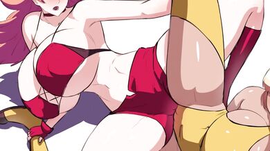 "Summer Sweat, Wrestle Junk-Puyo Style"