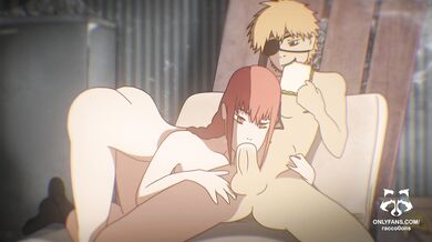 'Makima slurps her first cock (SOUND EDIT) edit by CricketCricket1'