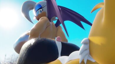 'Pokemon Anal Sex: Tails Gives Rouge a Booty Blast'