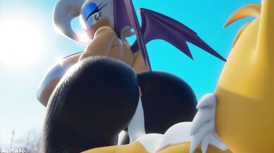 'Pokemon Anal Sex: Tails Gives Rouge a Booty Blast'