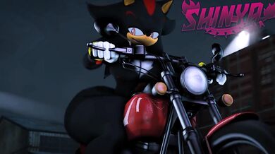 Bleeding Nymphomaniac Dominatrix on Shadow Riding Motorcycle