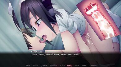 "Two nurses give a patient the worst examination of their life."