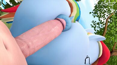 Rebecca Black gets fucked for over 16 minutes by a giant Cloverfield monster in a futuristic dystopian world.