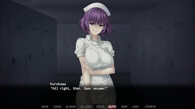 "A sexy nurse is about to perform an examination on a patient... but something unexpected happens!"