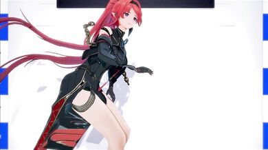 'The 008 agent with the perfect body, Yinlin, enjoys a wuthering wave with [a female assistant] in this MMD/SEX parody.'