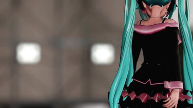 "Miku Hatsune in a Sweet Devil's Sexy Lingerie, Pleasing Her Master and His Friends in an Uncensored Hentai Video!"