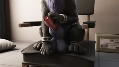 'The Licking of the Witch and her Black Cat in a Rough Sex Fantasy with a Masked Man'