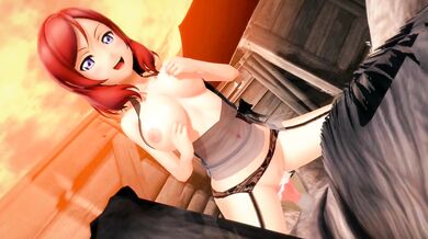 'Fiery-haired temptress overwhelmed by the phallus of a bestial depraved'