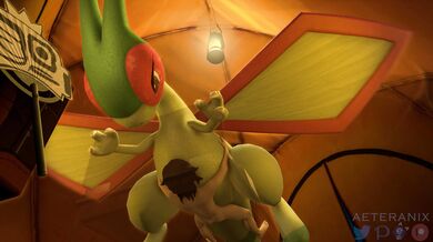 'Sexual Desires Unleashed: Flygon Dominates Aetrix in SFM'
