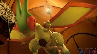 'Sexual Desires Unleashed: Flygon Dominates Aetrix in SFM'