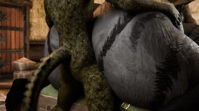 "Hentai-Riding Khajiits: Double Team Ride!"