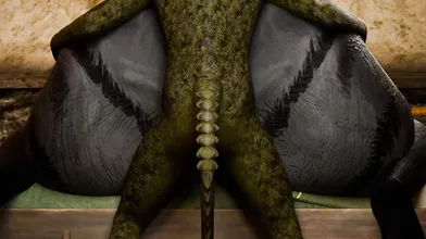 "Hentai-Riding Khajiits: Double Team Ride!"