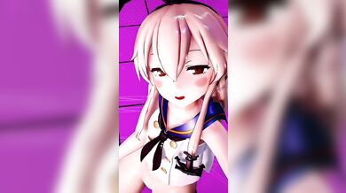 Shimakaze - The Ship of the Wind R18 MMD Hentai Do it!