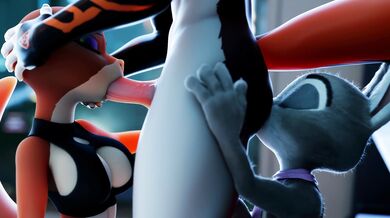 Rewritten as: "The Kinky Bunny and Otter Sandwich... With Clothing!?"