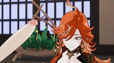 The moment Mavuika sat down on the couch, he wasn't expecting Coramdeo to burst through the door and start tearing off his clothes.