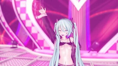 "Hatsune Miku and her devilish charm in 'Sweet Devil' - The Uncensored Version!"
