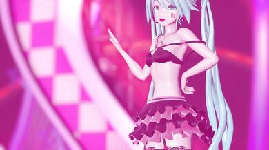"Hatsune Miku and her devilish charm in 'Sweet Devil' - The Uncensored Version!"