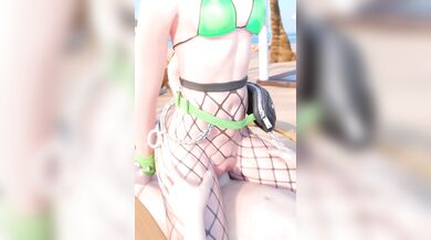The Sexy Adventures of Helsie at the Beach with SulbaS3D!