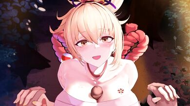 The Passionate Pyromaniacs Sultry Summertime Escapades at Yoimiya High with the Bewitching Bride-to-be, Rinhee!