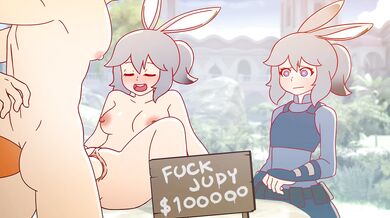 Watch as the curvy brunette Judy takes on four big guys in a wild threesome! In 4K quality, too!