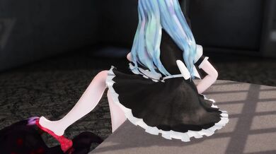 Maid Miku and her furry friends are in for a sexy time!