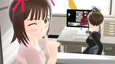 Watch this hot Japanese idol and her girlfriend get up to risky business in public!