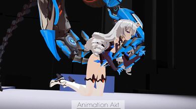 Bronya is for*ced to have a motorcycle gang of three men take her in an act of brutal ra*pe