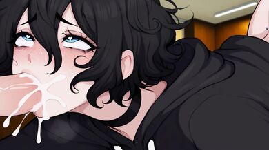 My Femboy Roommate goes wild and has a double penetration with a couple of hot guys in this hentai porn video