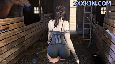 Lara Crofts Nice Ass in a 180 Degree Horse Video Porn