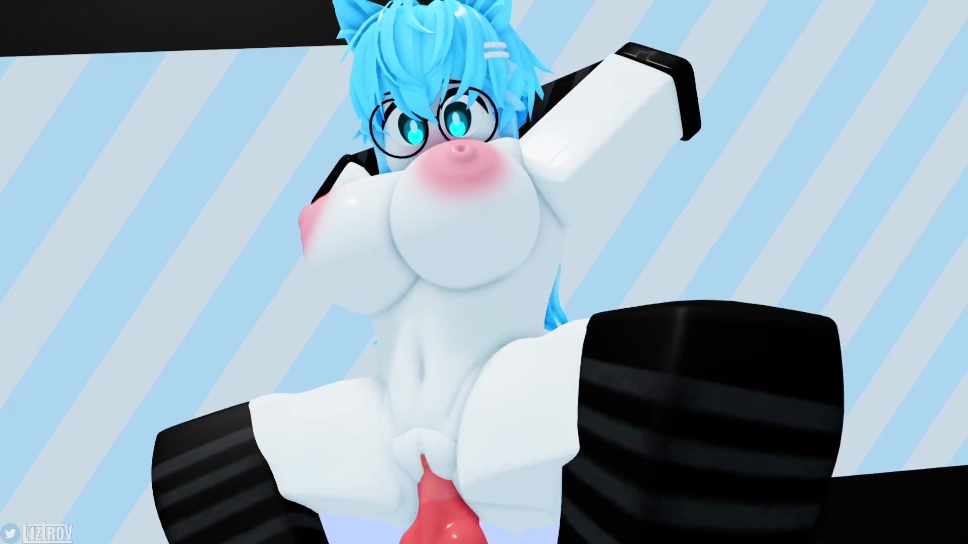 Evelyn riding a big dick - Roblox Credits: L1ztRoy Twitter: twitter...
