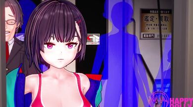 Training with Chikan (Shizuka Mikazuki)