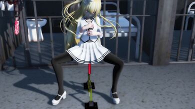 Itsy bitsy teenie weenie yani, shoving her finger in and out of her tiny anus