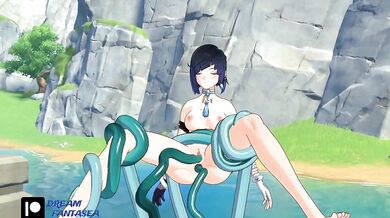 Erotic Night with the Seductive Tentacle Creatures: Yelans Tentacular Obsession