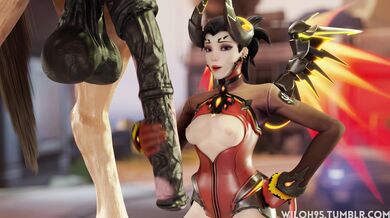 Watch the action unfold in Hentai Merciful Horse Handjob with Wiloh95