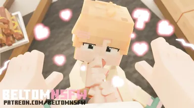 Watch the Minecraft blow job beltomNSFW porn video online now!