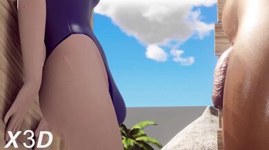 Watch as Pharah and Ashe get down and dirty at the beach in this Full 3D hentai PORN video