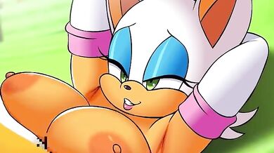 Watch this hot XXX video where a sexy vampire girl gets her tits fucked by two horny guys with their tongues out!