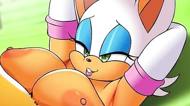 Watch this hot XXX video where a sexy vampire girl gets her tits fucked by two horny guys with their tongues out!