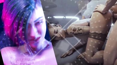 A sexy vixen and her hot stud go to the moon for some hot lunar action! (#4)