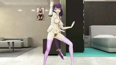 The Shoguns Daughter and the Dancing Tomboy: A Hentai Tale of Genshin Impact and MMD 3D Girl Half Naked Dance
