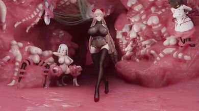 Monster girls in the seedbed - Azur Lane insect hybrids