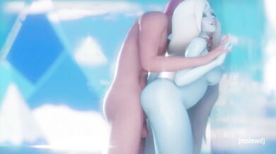 Sexy Ice Queen Dominates Prince Gumball In The Snow [MsLewd]