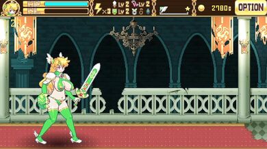 Watch the scene unfold as our heroine battles her way through an epic porno adventure