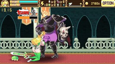 Watch the scene unfold as our heroine battles her way through an epic porno adventure