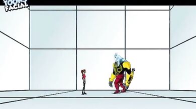 Massive Cumshot Covered Gwen and Aggregor: The Ultimate Facial Adventure!