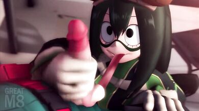 Tsuyu and Asui go Froppy-Sloppy while Great Making Love