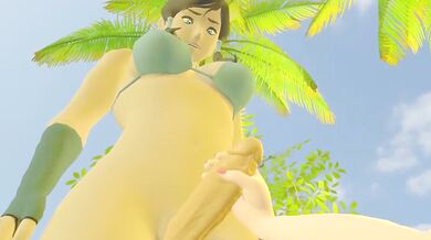 Watch as Azula pleasures her futa lover Korra, without saying a single word!