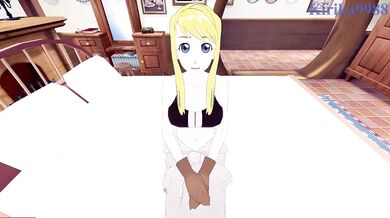 Fullmetal Alchemist - Winry Rockbell gets fucked hard in intense sex scene