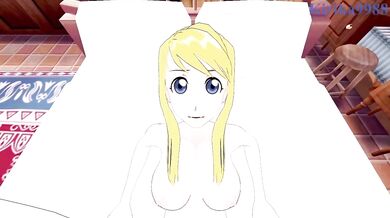 Fullmetal Alchemist - Winry Rockbell gets fucked hard in intense sex scene