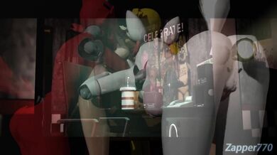 Sexy Sisters: Freddy and Bonnie in Bedroom Butt Banging!